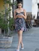 Olivia Culpo Steps Out with Friends at Larchmont Village in Los Angeles