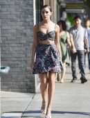 Olivia Culpo Steps Out with Friends at Larchmont Village in Los Angeles