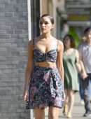 Olivia Culpo Steps Out with Friends at Larchmont Village in Los Angeles
