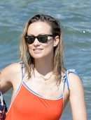 Olivia Wilde Playing at the Beach on her Vacation in Maui
