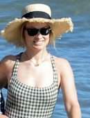 Olivia Wilde in Swimsuit at a Beach in Hawaii