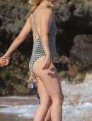 Olivia Wilde in Swimsuit at a Beach in Hawaii