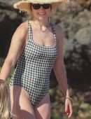 Olivia Wilde in Swimsuit at a Beach in Hawaii