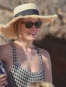 Olivia Wilde in Swimsuit at a Beach in Hawaii