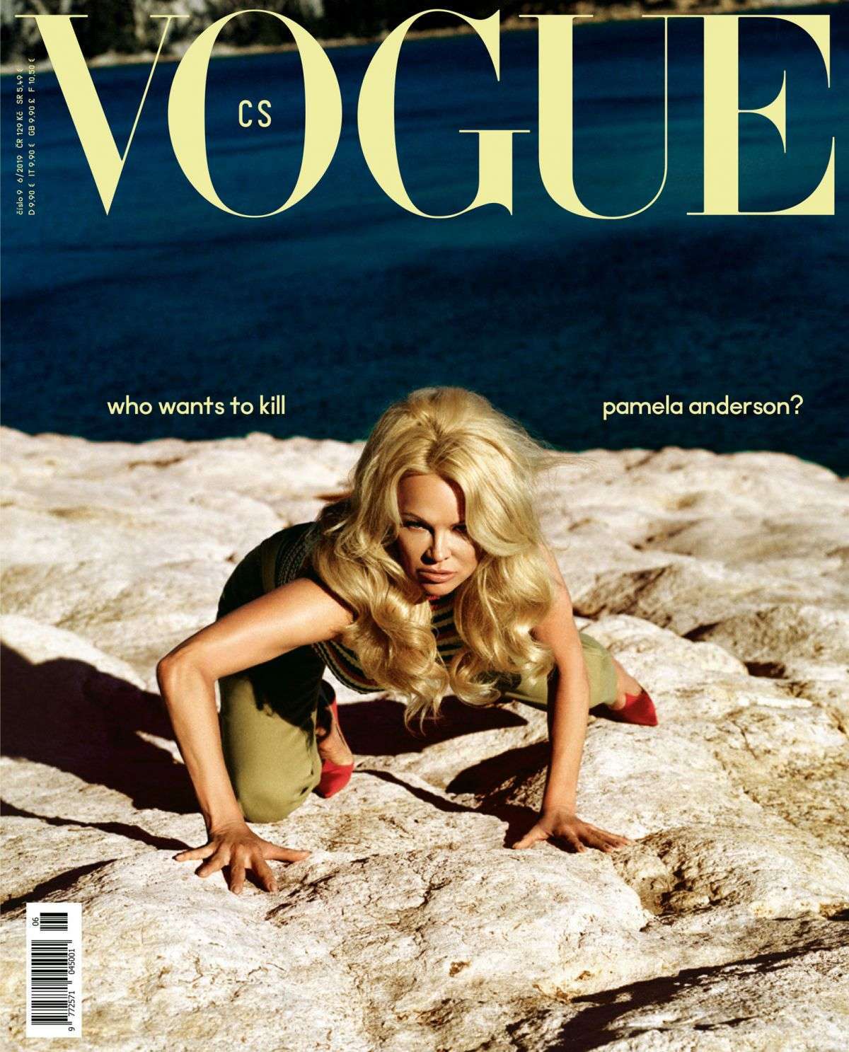 Pamela Anderson in Vogue Magazine Czech Republic - June 2019