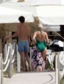 Pixie Lott and Oliver Cheshire Out on Holiday in Formentera