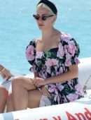 Pixie Lott and Oliver Cheshire Out on Holiday in Formentera