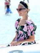 Pixie Lott and Oliver Cheshire Out on Holiday in Formentera