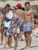 Pixie Lott and Oliver Cheshire Out on Holiday in Formentera