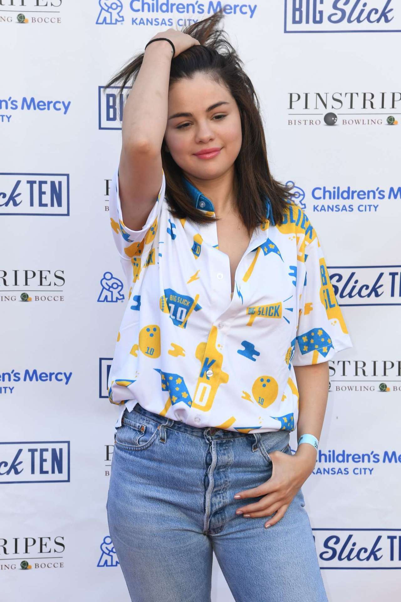 Selena Gomez at Big Slick Celebrity Weekend Bowling Tournament in Kansas