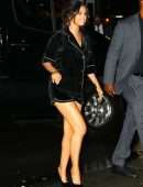 Selena Gomez in Black Shorts, Out in New York