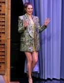 Shailene Woodley on "The Tonight Show Starring Jimmy Fallon" in NYC