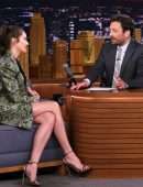 Shailene Woodley on "The Tonight Show Starring Jimmy Fallon" in NYC
