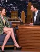 Shailene Woodley on "The Tonight Show Starring Jimmy Fallon" in NYC