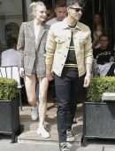Sophie Turner Leggy, Out in Paris