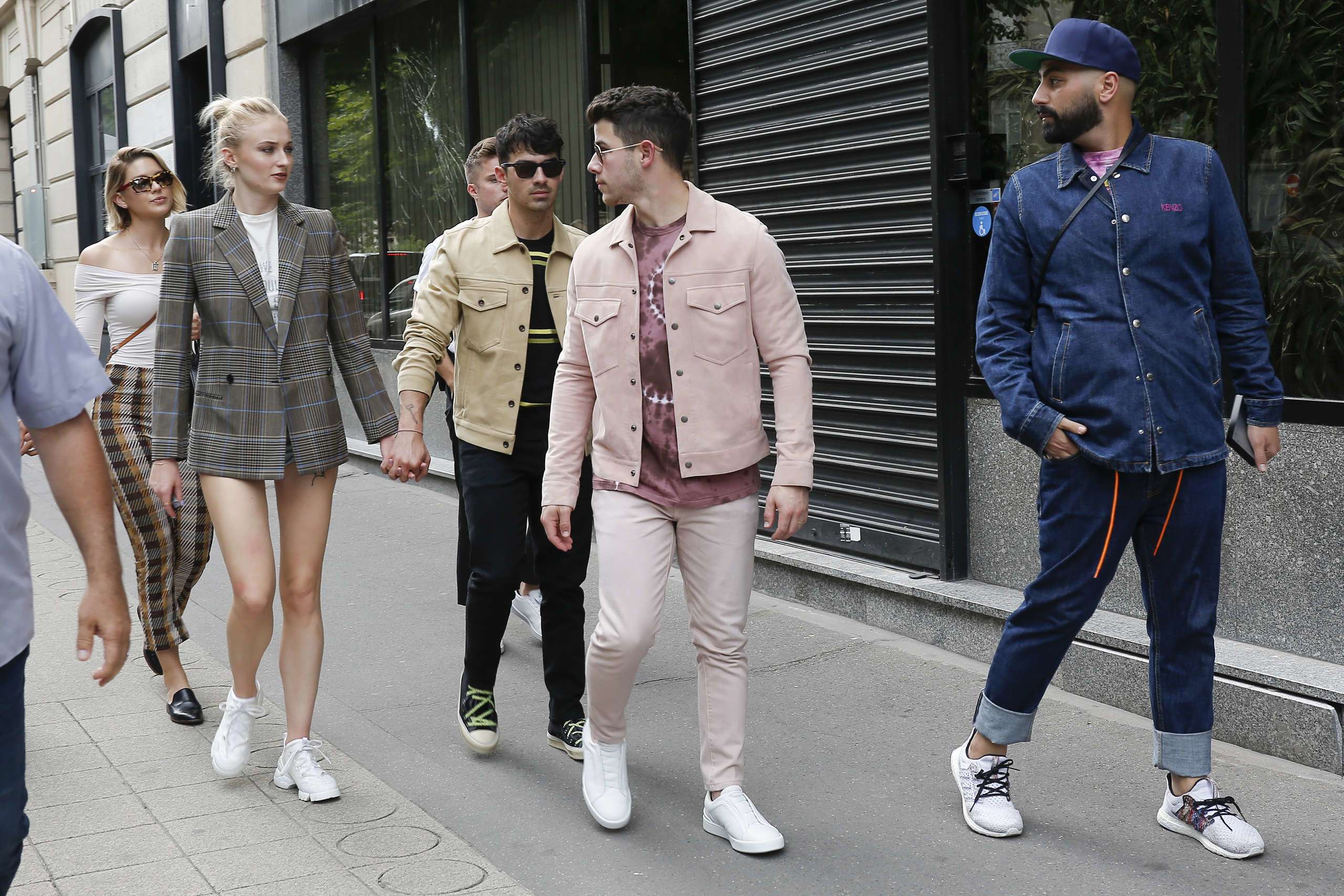 Sophie Turner Leggy, Out in Paris