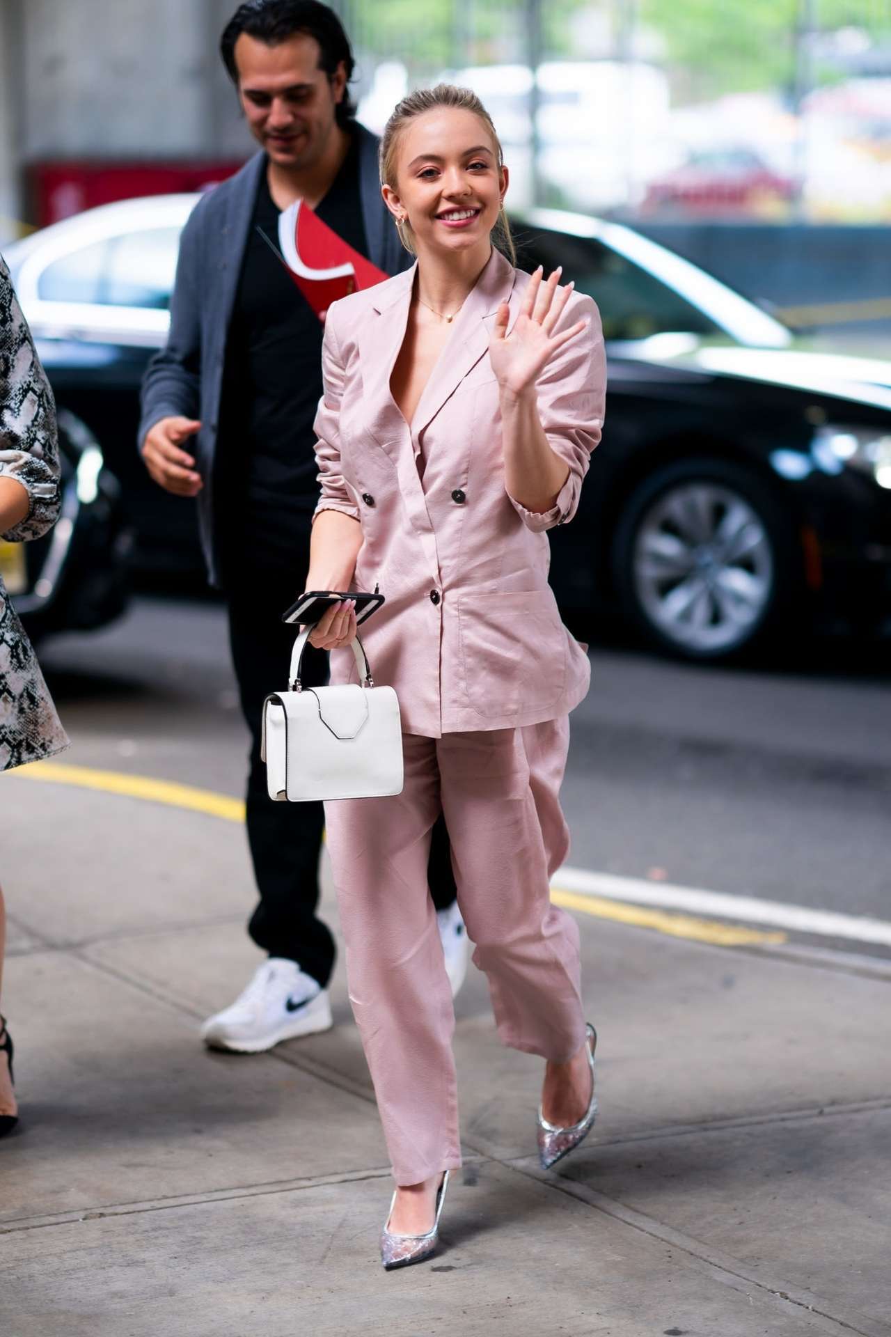 Sydney Sweeney Outside POPSUGAR Play/Ground 2019 in NYC