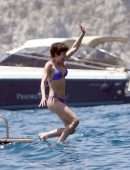 Ursula Corbero in Bikini on Holiday on the Island of Capri