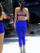 Victoria Justice and Madison Reed heading to the Gym in LA
