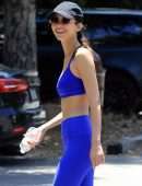Victoria Justice and Madison Reed heading to the Gym in LA