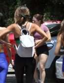 Victoria Justice and Madison Reed heading to the Gym in LA