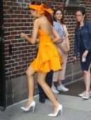 Zendaya Coleman Outside 'The Late Show with Stephen Colbert' in NYC