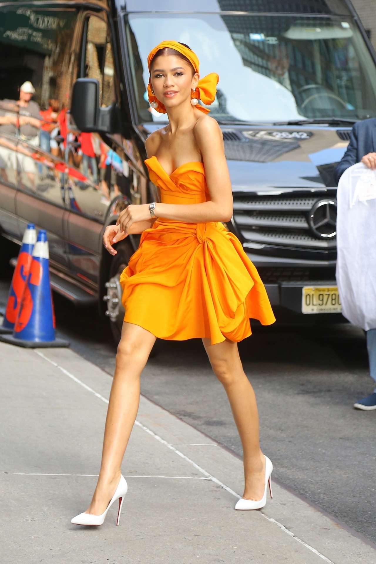 Zendaya Coleman Outside 'The Late Show with Stephen Colbert' in NYC