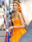 Zendaya Coleman Outside 'The Late Show with Stephen Colbert' in NYC