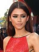Zendaya Coleman at the Premiere of "Spider-Man Far From Home" in Hollywood