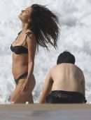 Alessandra Ambrosio Booty in Bikini on the Beach in Porto Alegre