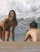 Alessandra Ambrosio Booty in Bikini on the Beach in Porto Alegre