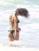 Alessandra Ambrosio Booty in Bikini on the Beach in Porto Alegre