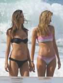 Alessandra Ambrosio Booty in Bikini on the Beach in Porto Alegre
