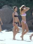 Alessandra Ambrosio Booty in Bikini on the Beach in Porto Alegre
