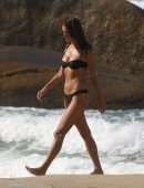 Alessandra Ambrosio Booty in Bikini on the Beach in Porto Alegre