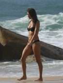 Alessandra Ambrosio Booty in Bikini on the Beach in Porto Alegre
