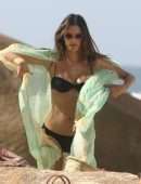 Alessandra Ambrosio Booty in Bikini on the Beach in Porto Alegre