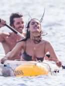 Alessandra Ambrosio Booty in Bikini in Nerano