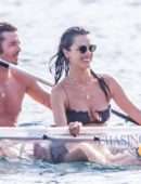 Alessandra Ambrosio Booty in Bikini in Nerano