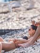 Alessandra Ambrosio Booty in Bikini in Nerano