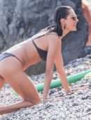 Alessandra Ambrosio Booty in Bikini in Nerano