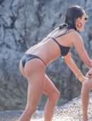 Alessandra Ambrosio Booty in Bikini in Nerano