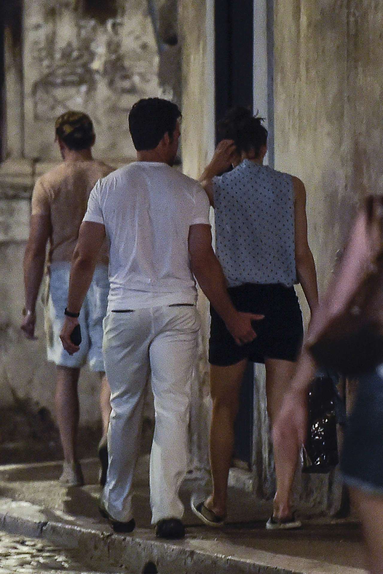 Alexandra Daddario Out for Dinner at Pierluigi in Rome