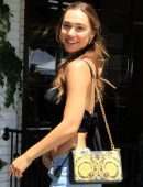 Alexis Ren with Flowers, Out in Studio City