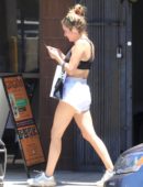 Ashley Benson Leggy at Joan’s on Third in Studio City