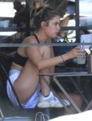Ashley Benson Leggy at Joan’s on Third in Studio City