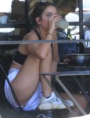 Ashley Benson Leggy at Joan’s on Third in Studio City