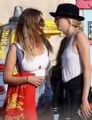 Ashley Benson and Cara Delevingne, Out and About in LA