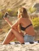 Audrina Patridge Booty in Bikini in Laguna Beach