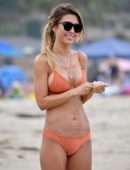Audrina Patridge in Bikini on the Beach in Santa Monica